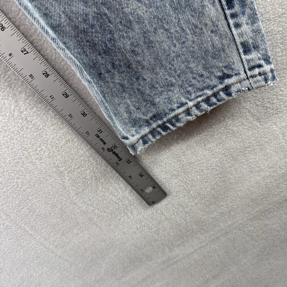 Vintage Levis Jeans Fits 30x33 Blue Acid Wash Orange Tab 40550 550USA Made 80s - Picture 7 of 16